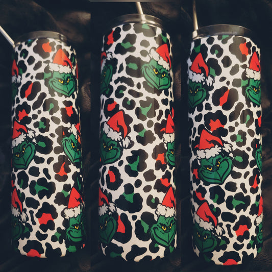 Leopard Skinny Tumbler