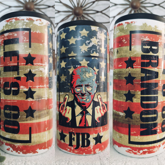 Let's Go Brandon Tumbler 4 In One Tumbler