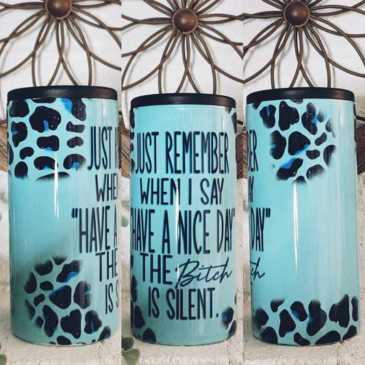 Blue Cheetah Tumbler