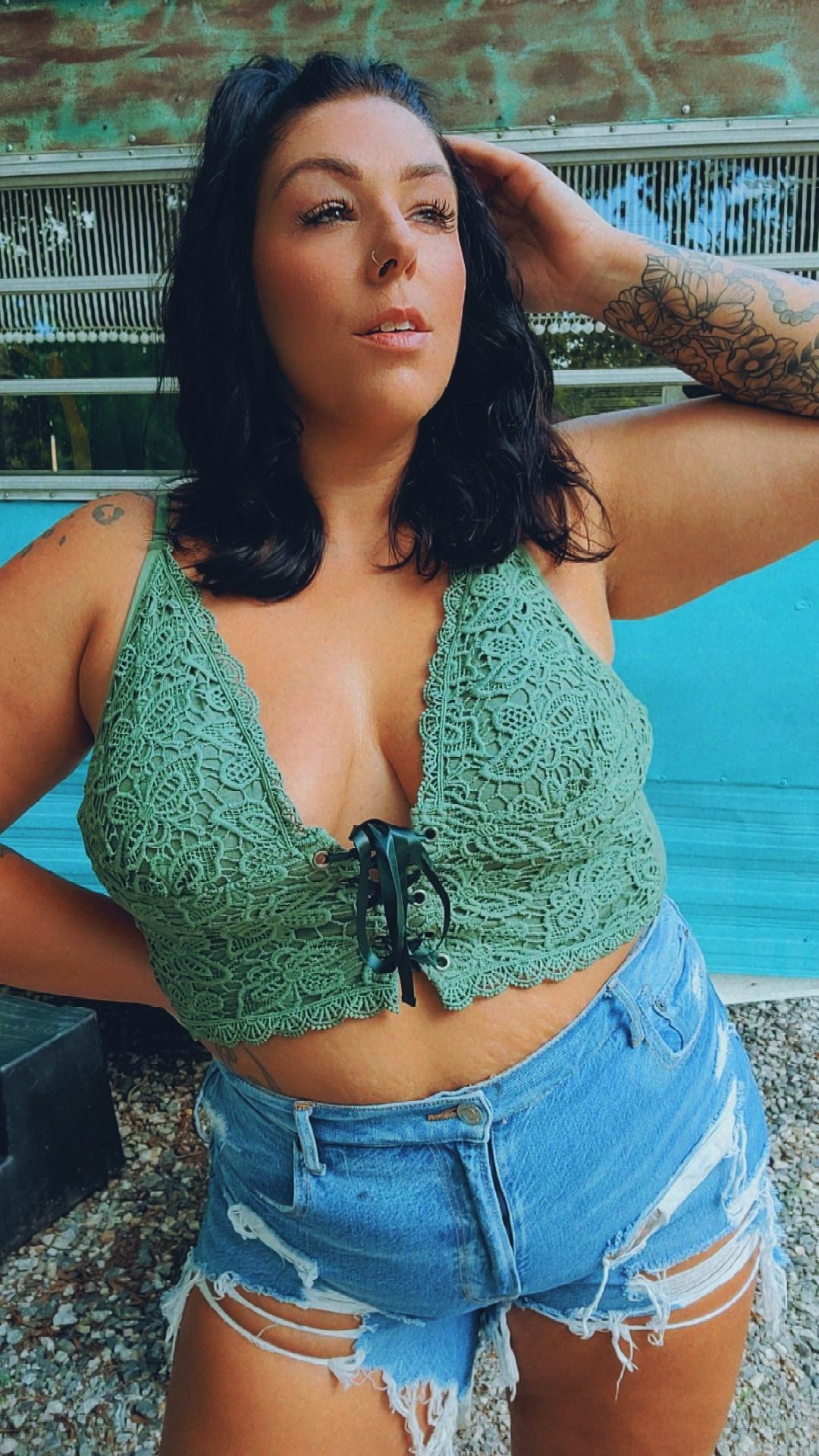 Lacey Crop Top