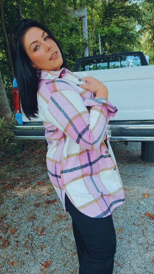 Wednesday We Wear Pink Flannel