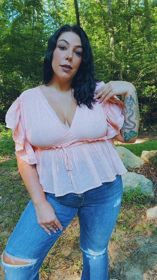 Blushing Pink Top
