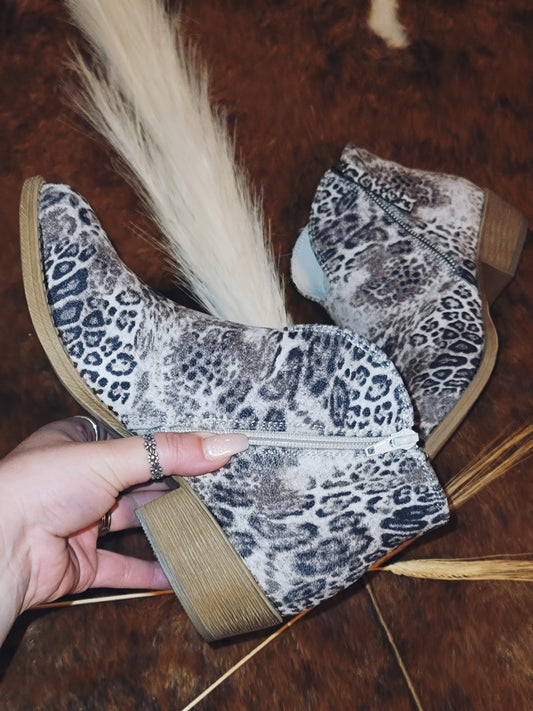 Walk The Line Cheetah Bootie