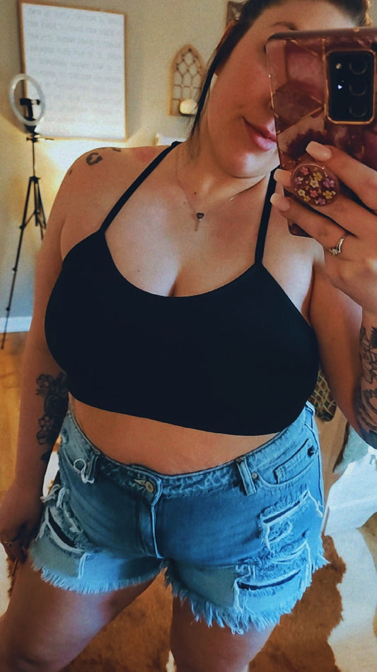 Tattoo Mesh Bralette