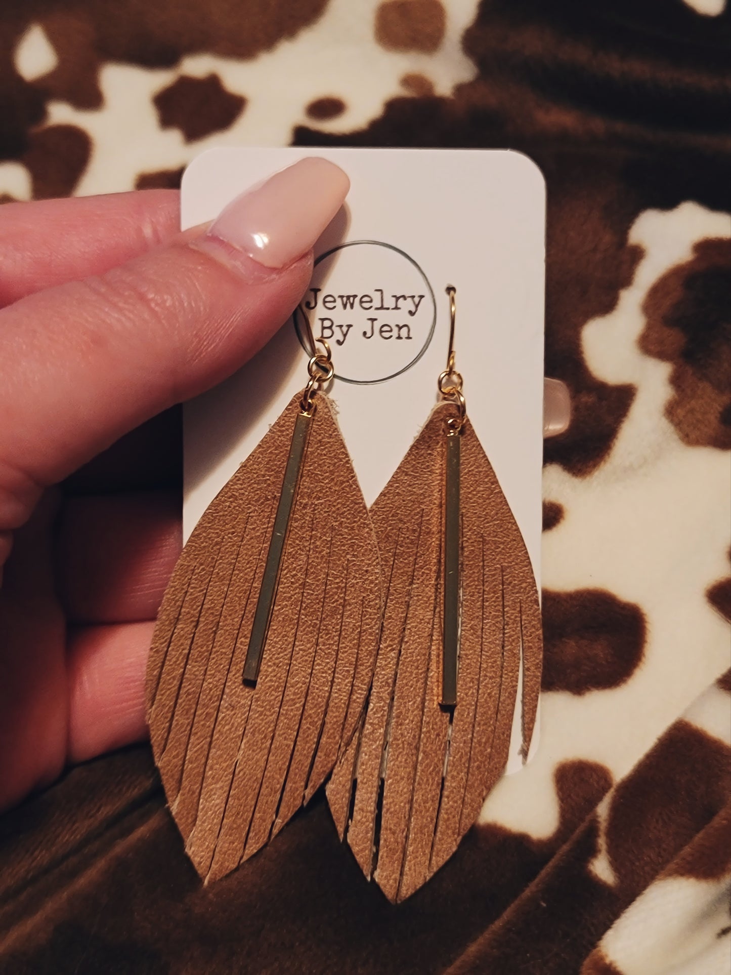 Boho Feather Earrings