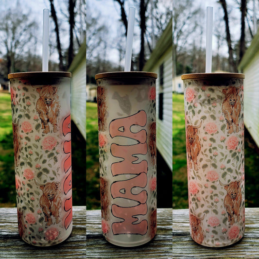 Mama Glass Skinny Tumbler
