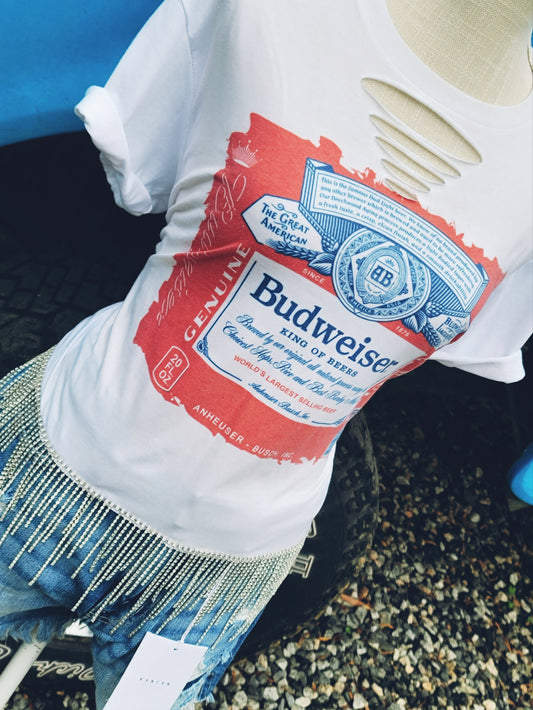 Budweiser Rhinestone Tee