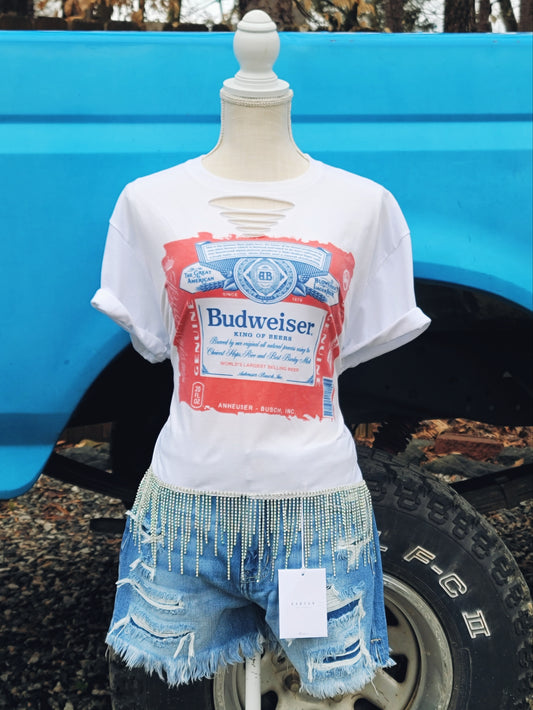 Budweiser Rhinestone Tee