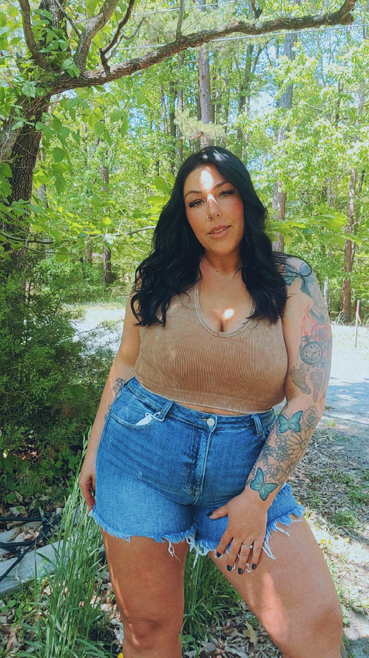 Sky High Rise Shorts