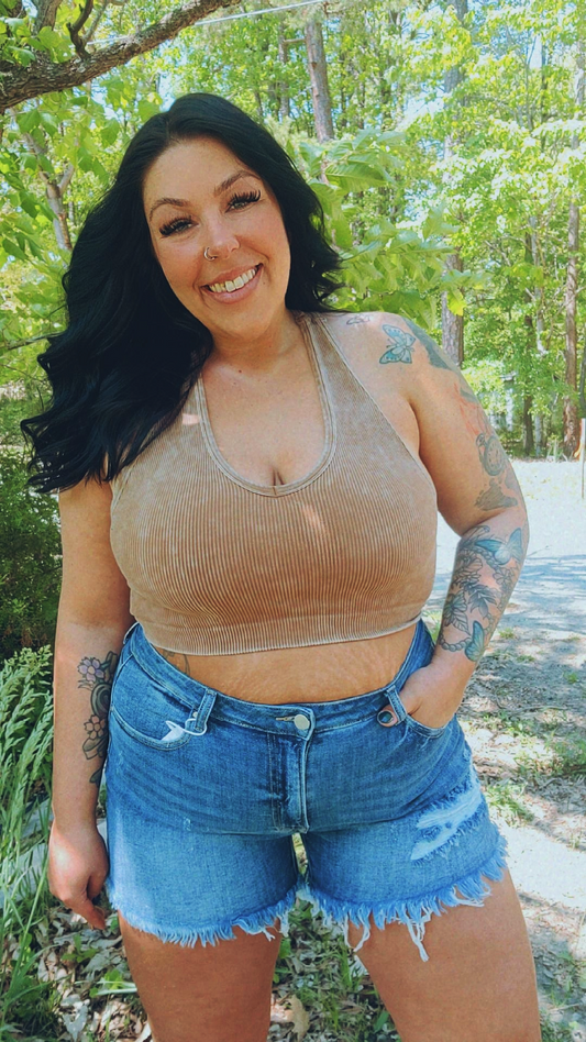 Sky High Rise Shorts