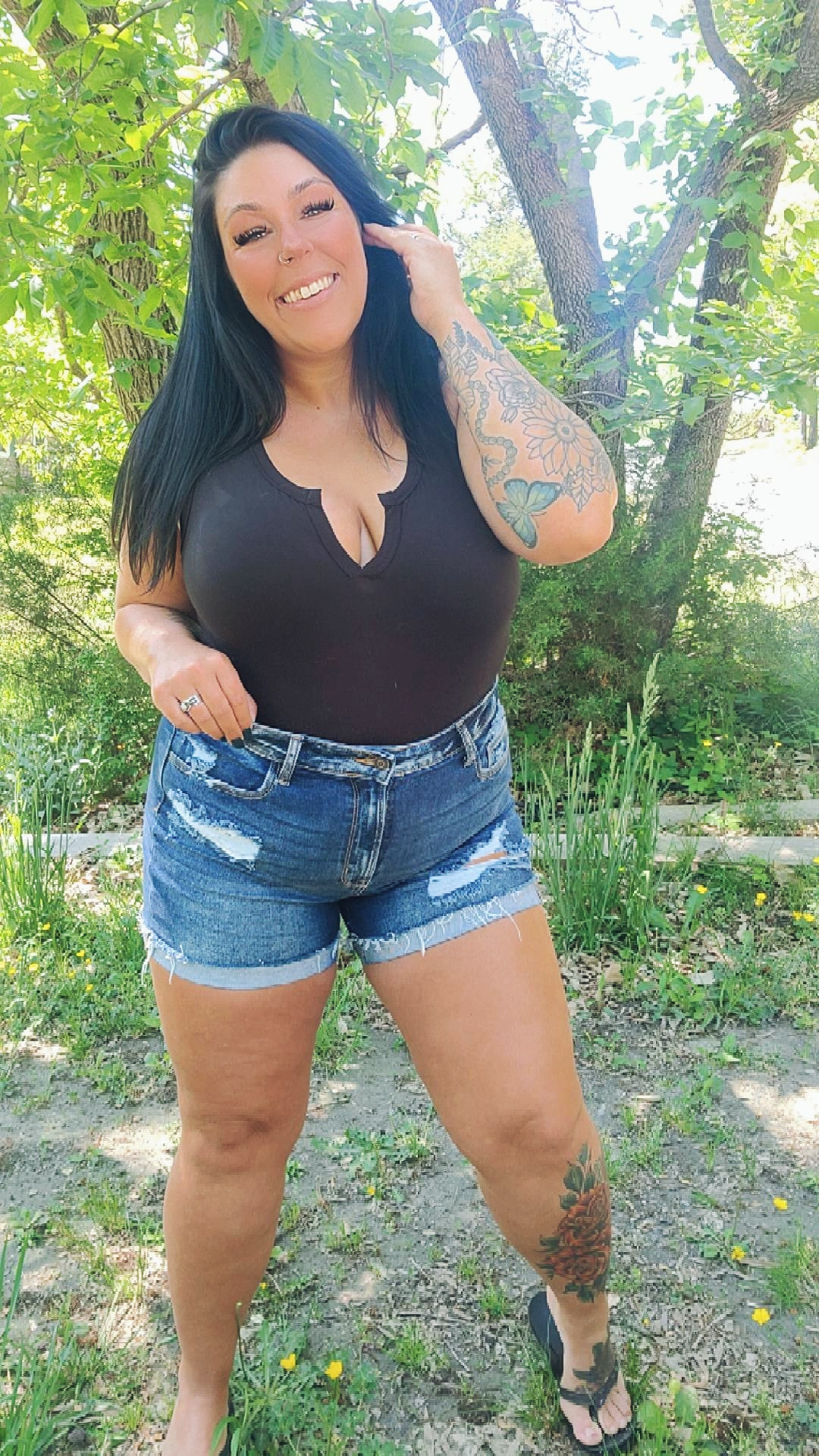 High waisted shorts chubby hot sale