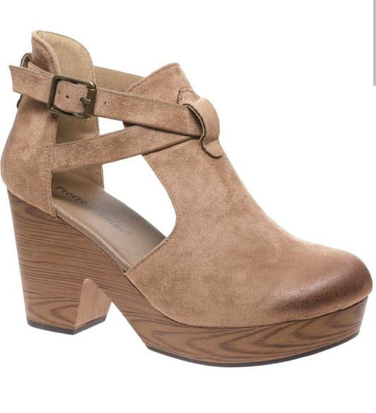 Heather Taupe Bootie