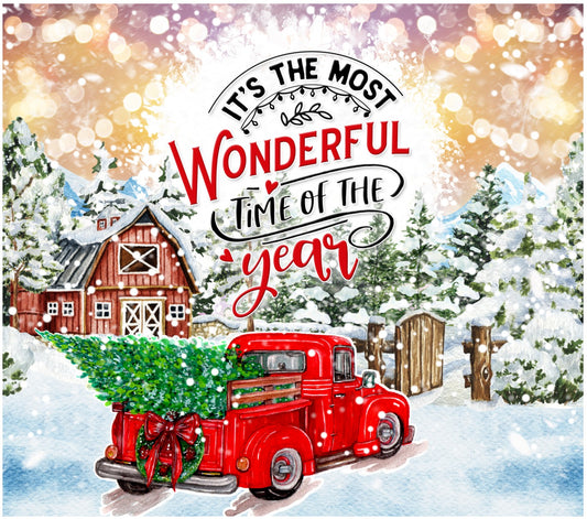 It't The Most Wonderful Time Of The Year Skinny Tumbler