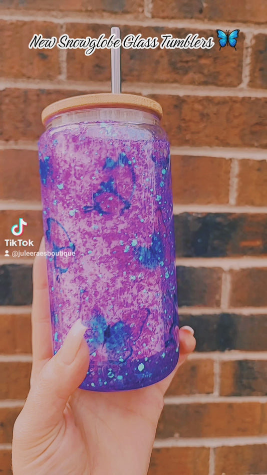 F@#$ Off Snowglobe Glass Tumbler